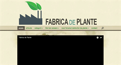 Desktop Screenshot of fabricadeplante.ro